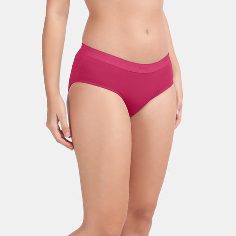 Envie Medium Rise 3/4th Rear Coverage Hipster(Pack Of 2) - NVP2059(Nude Dark Maroon)