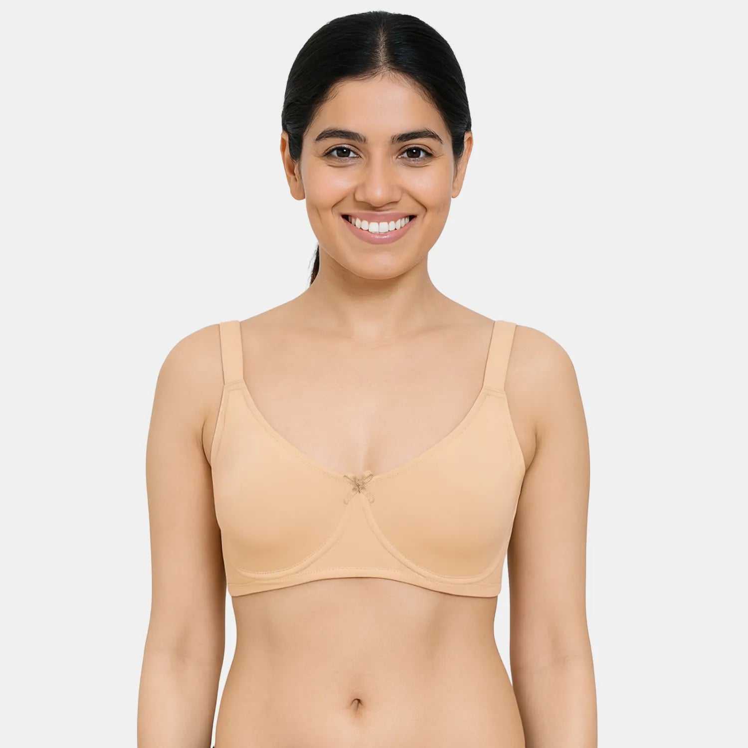 Envie women’s skin T-shirt bra non padded wired 3/4th coverage soft support bra