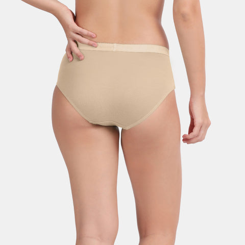 Envie Medium Rise 3/4th Rear Coverage Hipster(Pack Of 2) - NVP2059(Blue Nude)