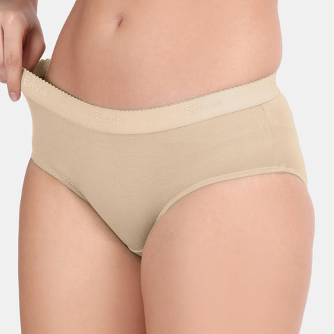 Envie Medium Rise 3/4th Rear Coverage Hipster(Pack Of 2) - NVP2059(Blue Nude)