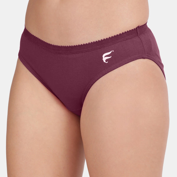 Envie Low Rise Half Coverage Bikini (Pack of 3) - NVP2050 (Blue Brown Black)