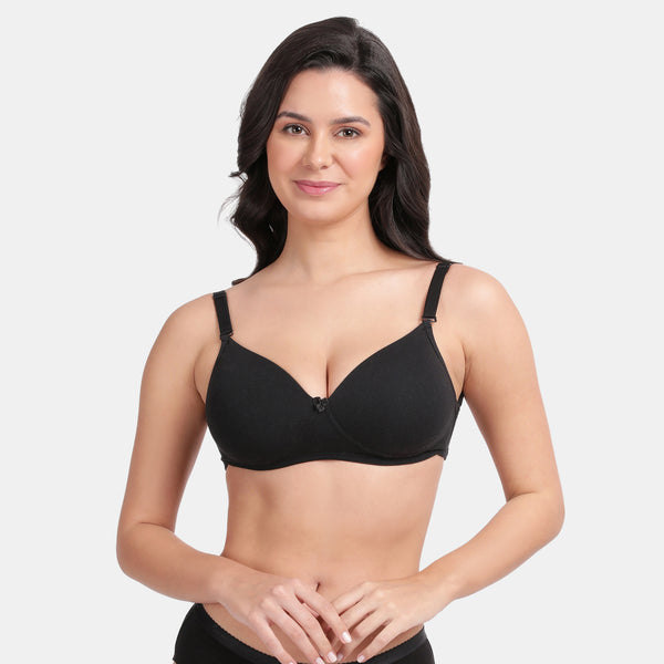 Envie Padded Non-Wired 3/4th Coverage Backless Bra - NVB1121 (Black)