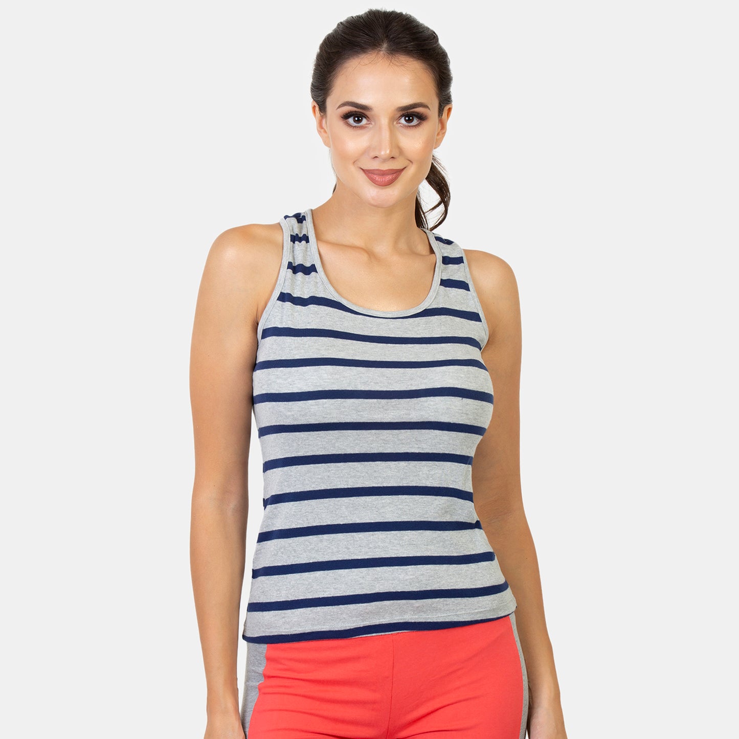 Envie Relaxed Fit Racerback Short Length Tank Top - NVC3009