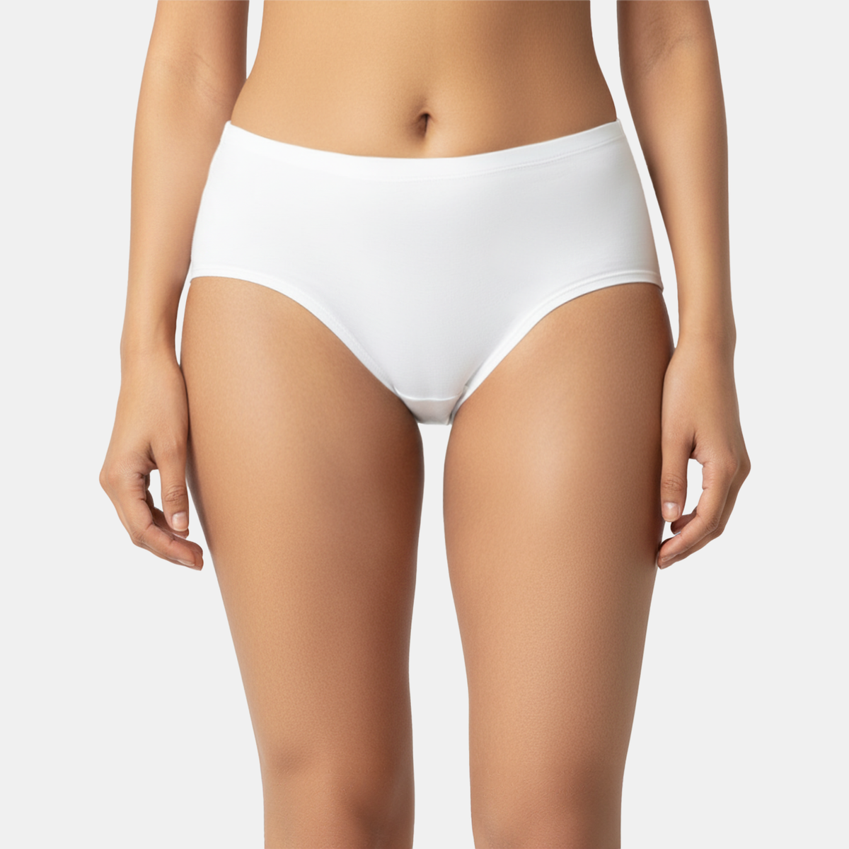 Envie Mid Rise 3/4th Coverage Lace Hipster - NVP2064 (White)