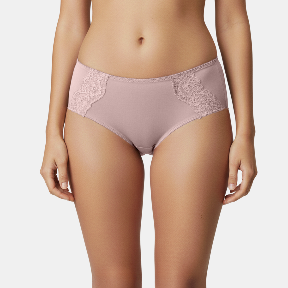 Envie Mid Rise 3/4th Coverage Lace Hipster - NVP2067 (Mouse)