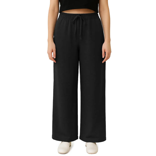 Envie Relaxed Fit Wide Leg Baggy Pant – NVTP8016 (Black)