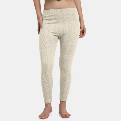 Envie Regular Fit Ankle Length Thermal Pant NVTHTM114 (Grey Melange)