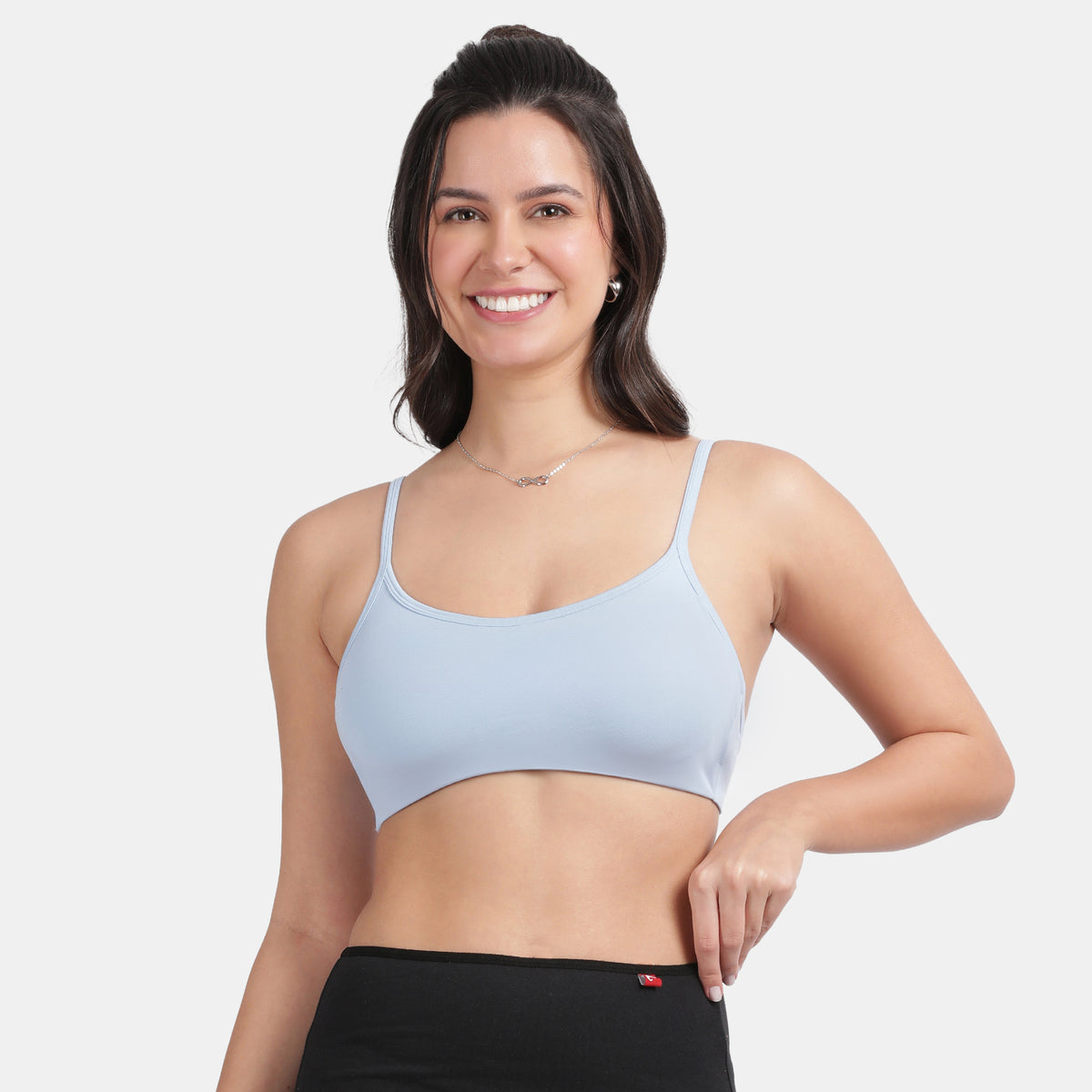 Envie Value+ Girls Non-Padded Non-Wired Full Coverage Teenage Bra - EVEGBA006 (Powder Blue)