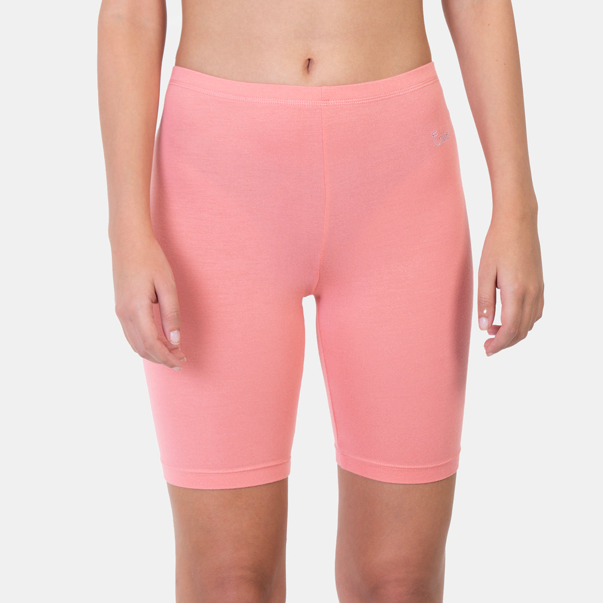 Envie Hugged Fit Thigh Length Cycling Shorts - NVS5020 (Wood Rose)