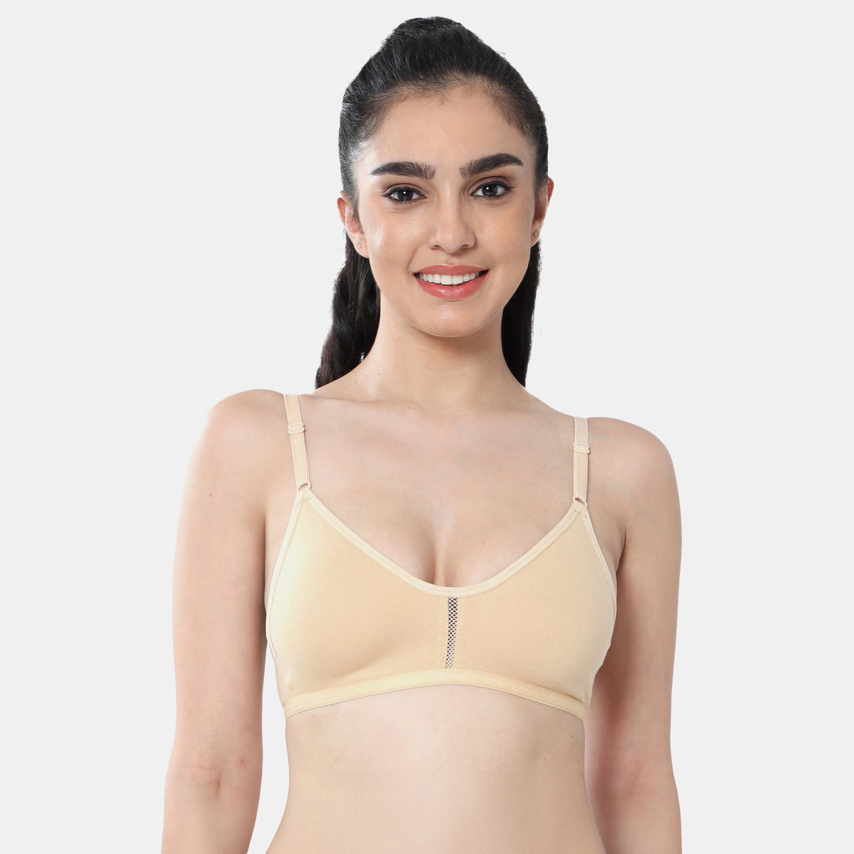 Envie Value+ Non-Padded Non-Wired 3/4th Coverage T-Shirt Bra - NVB1082 (Nude)