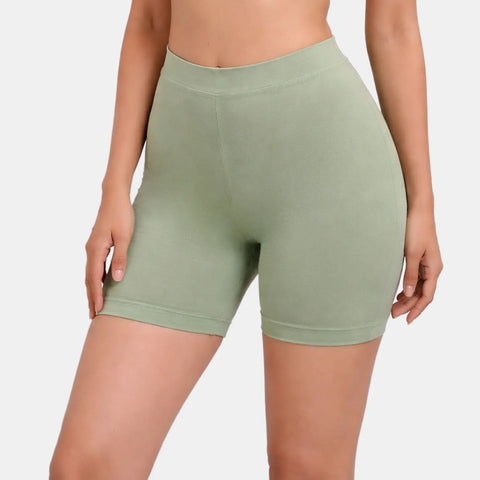 Envie Hugged Fit Thigh Length Cycling Shorts - NVS5019 (Reseda)