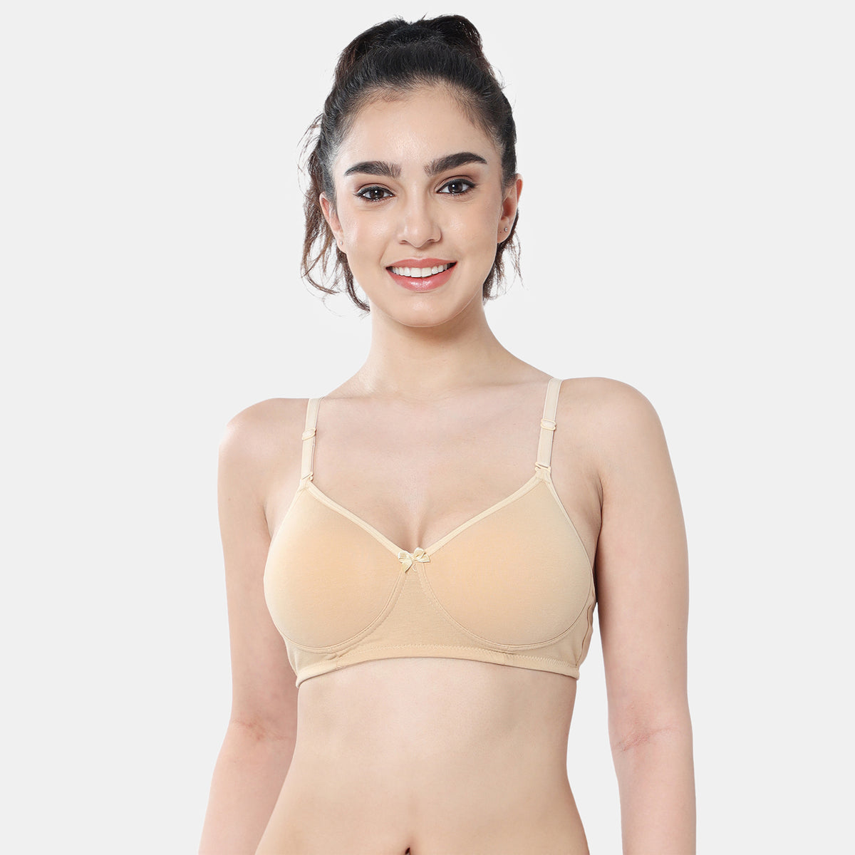 Envie Padded Non-Wired 3/4th Coverage T-Shirt Bra - NVB1105 (Nude)