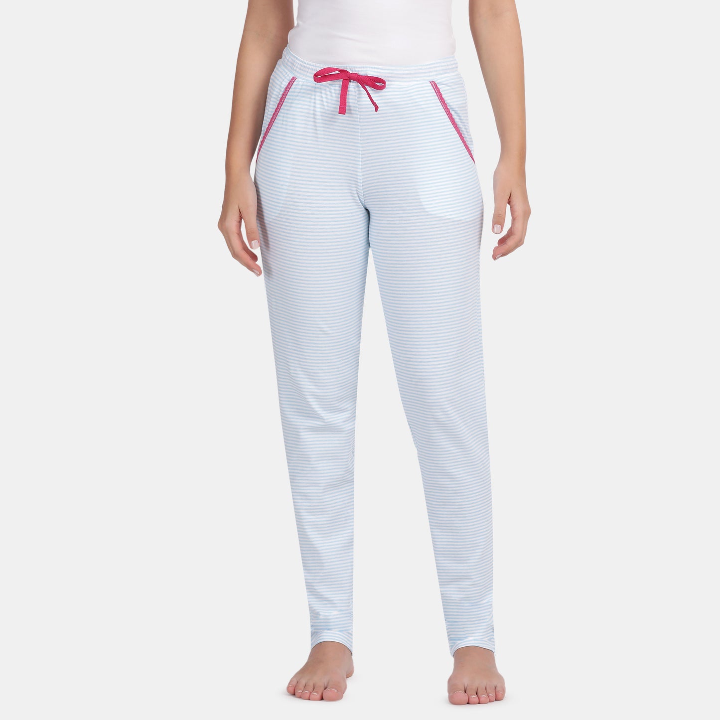 Envie Narrow Fit Ankle Length Pyjama - Assorted NVTP8003