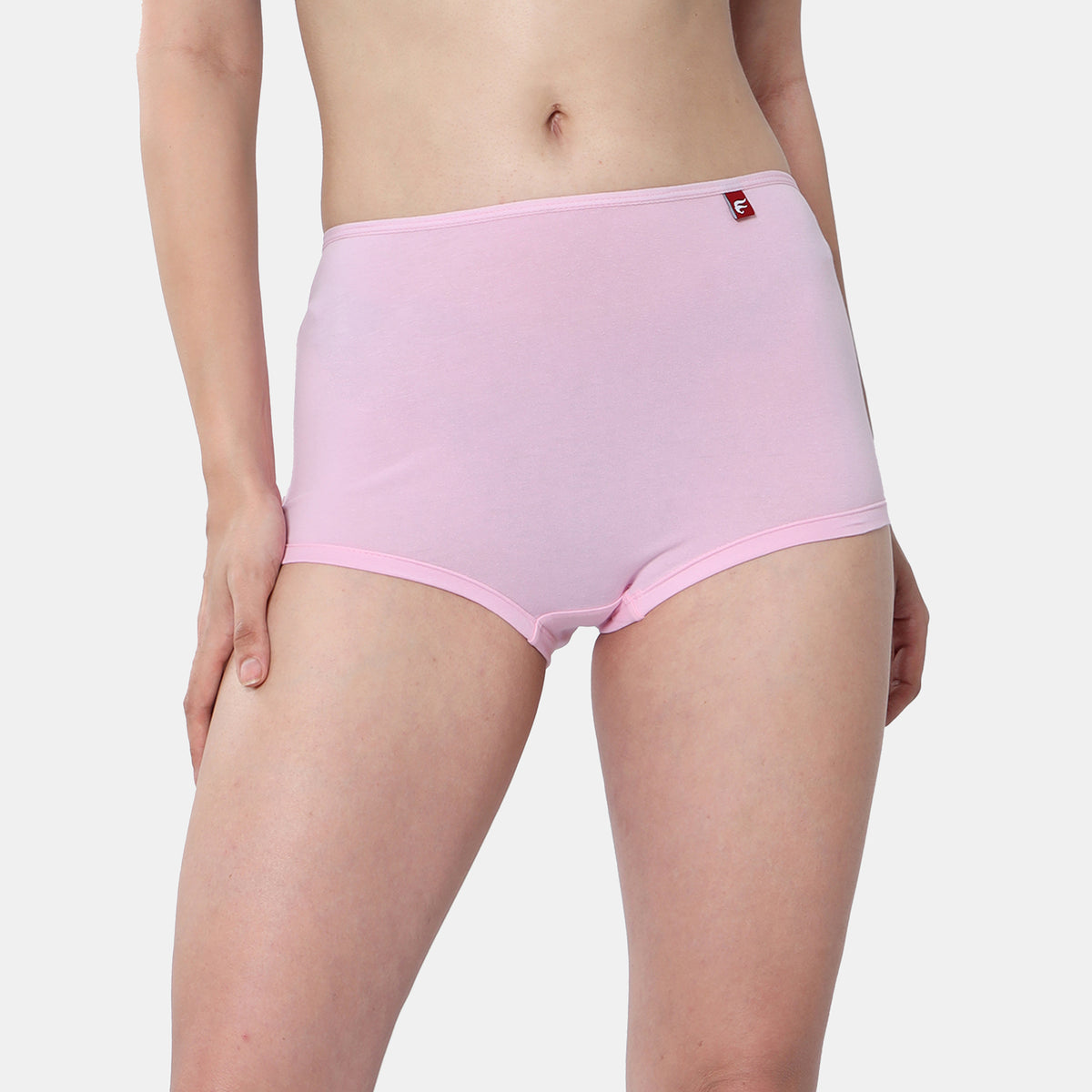 Envie Midrise Hugged Fit Comfort Boyshorts - NVS5027 (Light Pink)