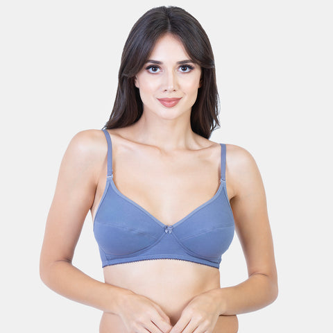 Envie Non-Padded Non-Wired 3/4th Coverage Minimiser Bra - NVB1041 (Grisaille)