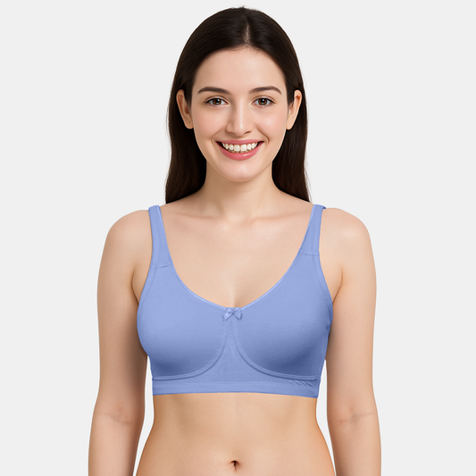 Envie Non-Padded Non-Wired 3/4th Coverage T-Shirt Bra - NVB1150 (Powder Blue)