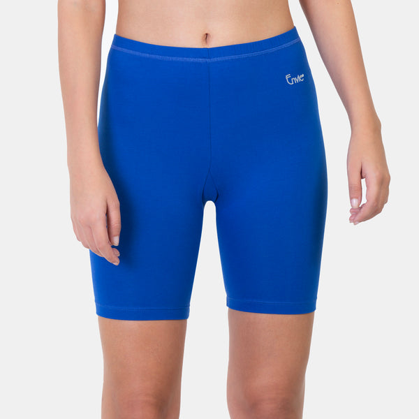 Envie Pack of 2 Hugged Fit Thigh Length Cycling Shorts - NVS5019 (Sapphire)