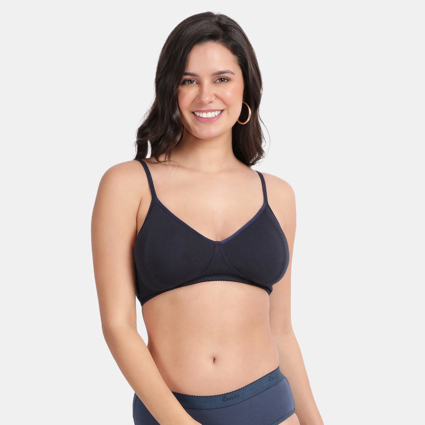 Envie Non-Padded Non-Wired 3/4th Coverage T-Shirt Bra - NVB1057