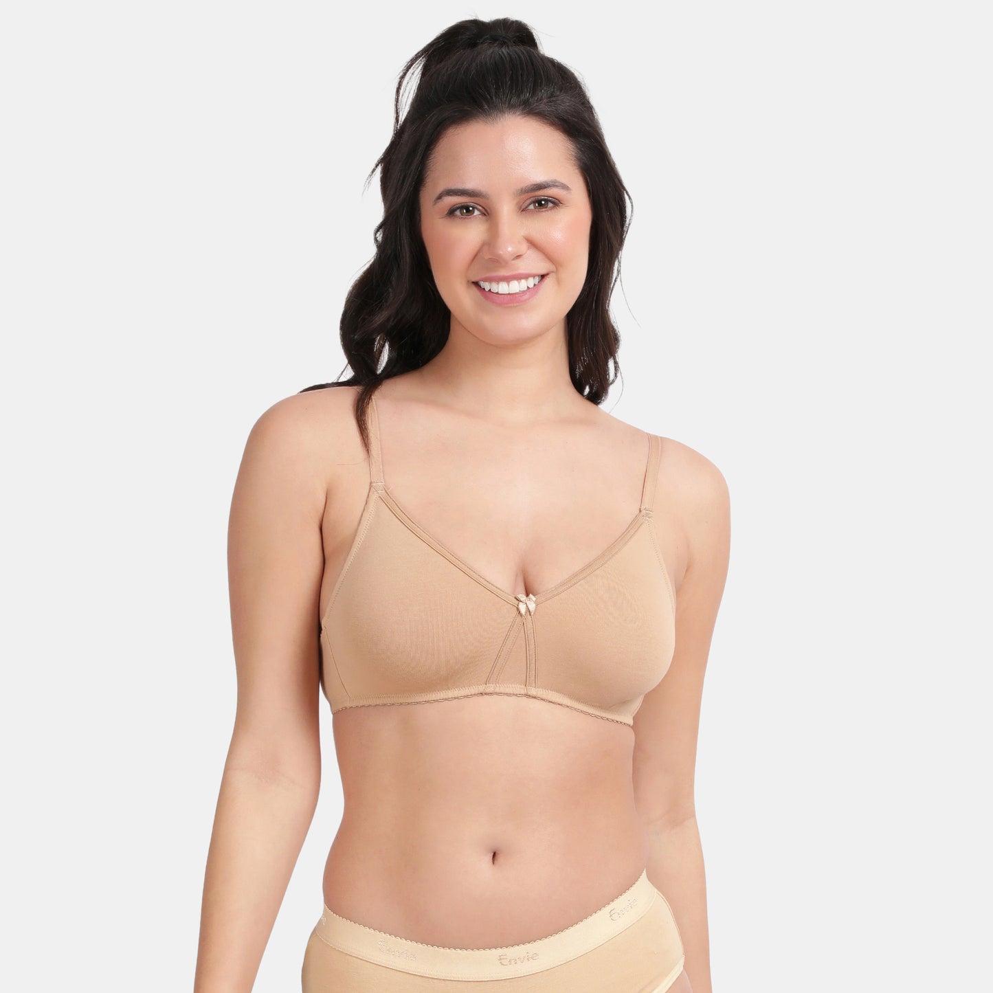 Envie Non-Padded Non-Wired 3/4th Coverage T-Shirt Bra - NVB1058