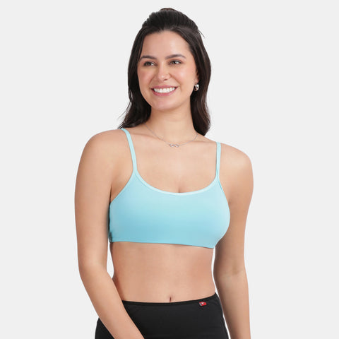 Envie Value+ Girls Non-Padded Non-Wired Full Coverage Teenage Bra - EVEGBA006 (Blue Curacao)