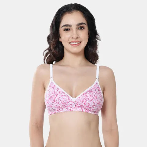 3/4th coverage minimiser bra Envie NVB1109 non padded non wired breathable fabric assorted colors bra