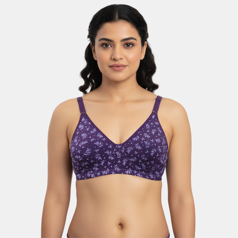 Envie Non-Padded Non-Wired 3/4th Coverage Minimiser Bra - NVB1145 (Assorted)