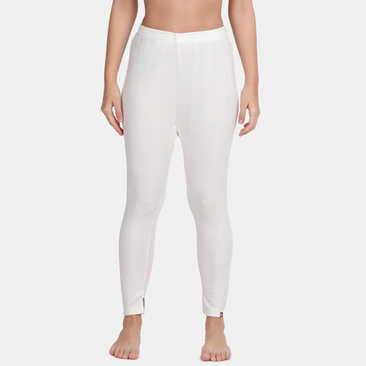 Envie Regular Fit Ankle Length Thermal Pant NVTHTM114 (Off White)