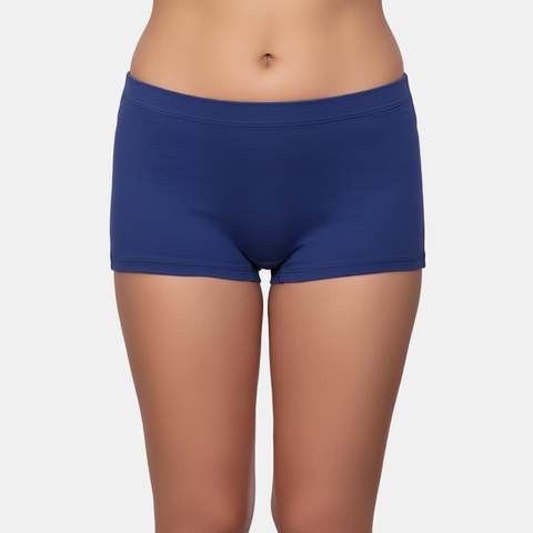 Envie High Rise Full Coverage Boyshorts - NVP2065 (Dark Denim)