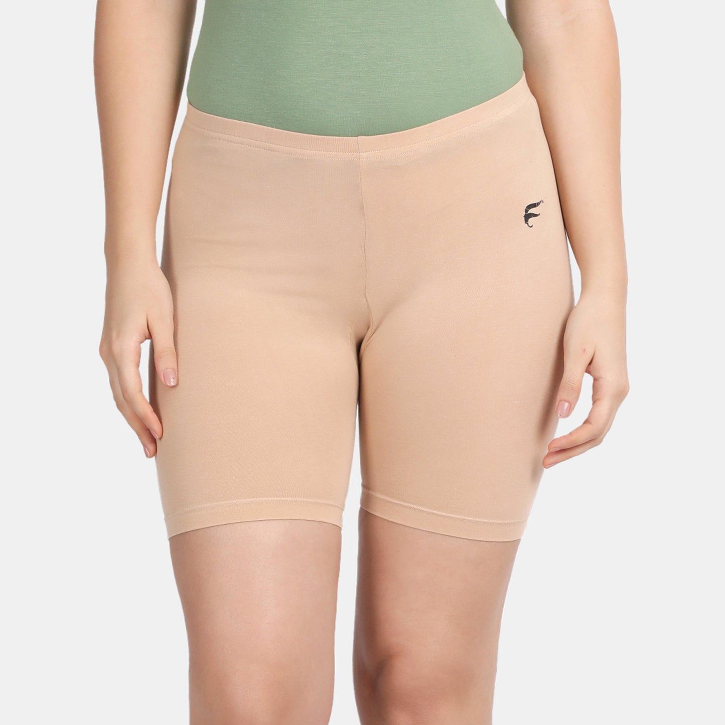 Envie Value+ Hugged Fit Thigh Length Cycling Shorts - NVS5019