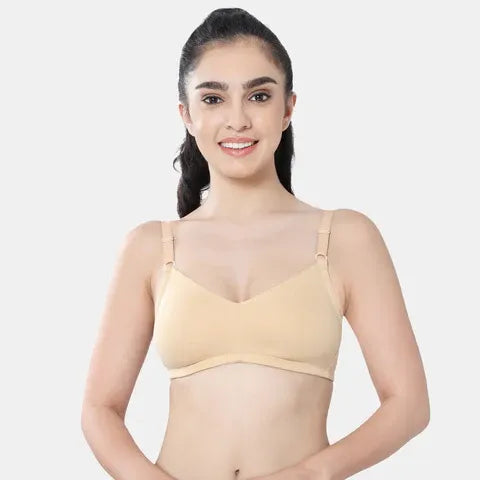 Envie non padded non wired full coverage t shirt bra NVB1084 nude seamless smooth invisible everyday comfort bra for women