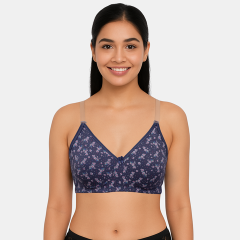 Envie Non-Padded Non-Wired 3/4th Coverage Minimiser Bra - NVB1135 (Assorted)