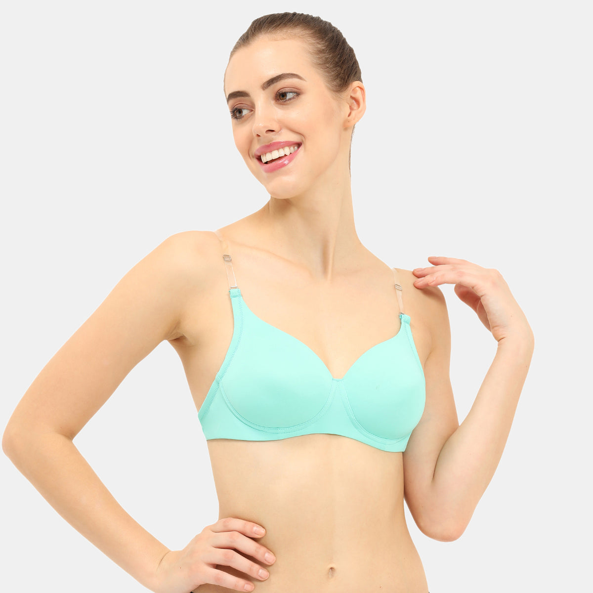 Envie Padded Non-Wired 3/4th Coverage Backless Bra - NVB1032 (Cockatoo)