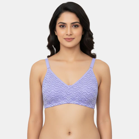 Envie minimiser bra non padded non wired 3/4th coverage NVB1145 assorted colors smooth full coverage everyday comfort bra for women