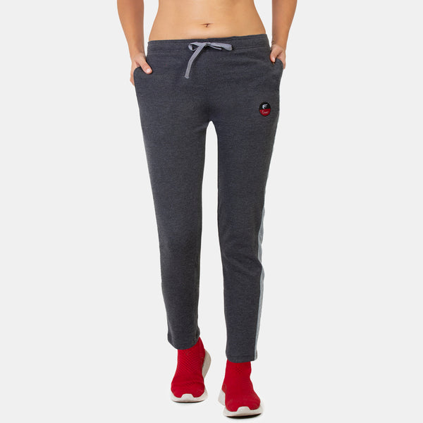 Envie Narrow Fit Ankle Length Track Pant - NVTP8004 (Anthra Grey)