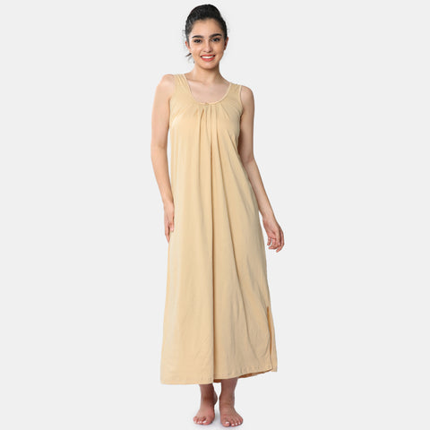 Envie Relaxed Fit Scoop Neck Nighty Slip - NVC3029 (Nude)