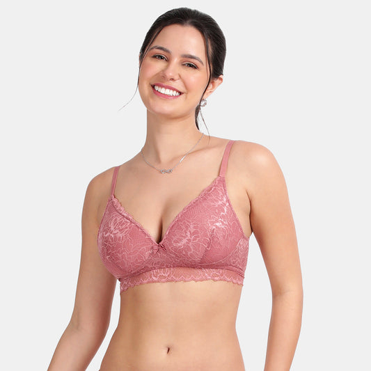 Envie Padded Non-Wired 3/4th Coverage Lace Bra - NVB1131