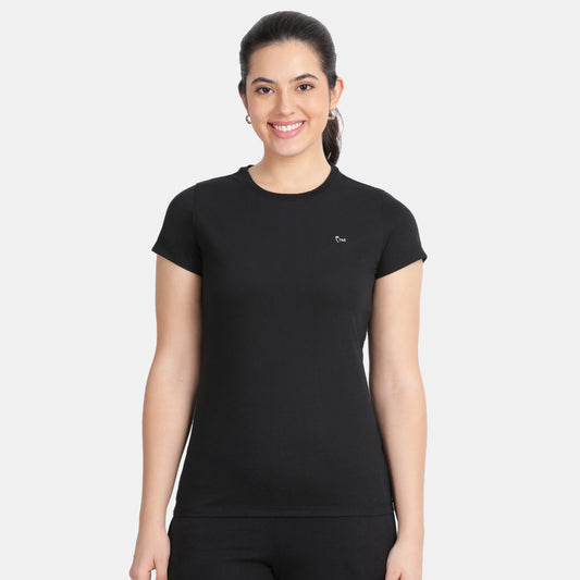 Envie Regular Fit Short Sleeve T-Shirt - NVTS1001 (Black)