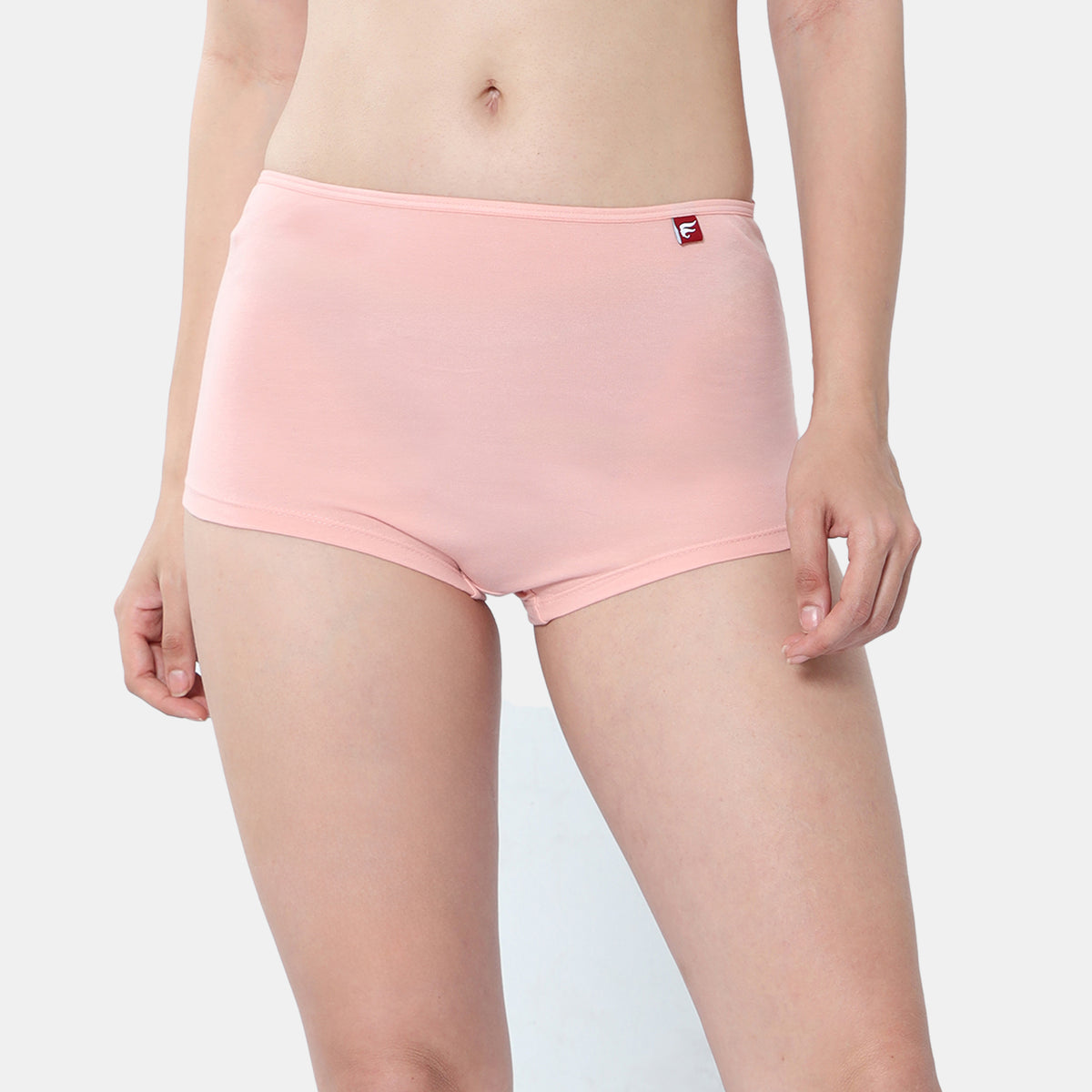 Envie Midrise Hugged Fit Comfort Boyshorts - NVS5027 (Peach)