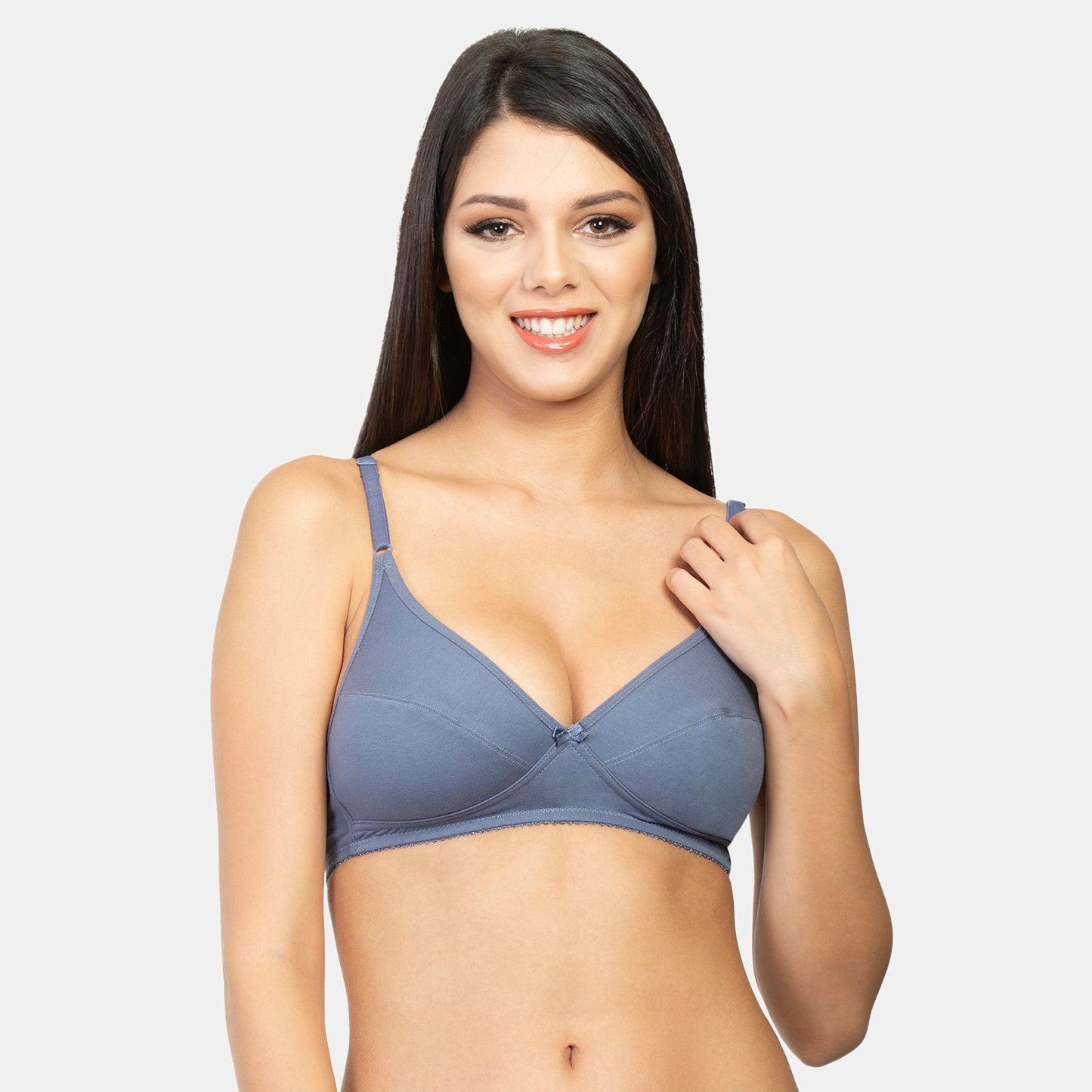 Envie Value+ Non-Padded Non-Wired 3/4th Coverage Minimizer Bra - NVB1001