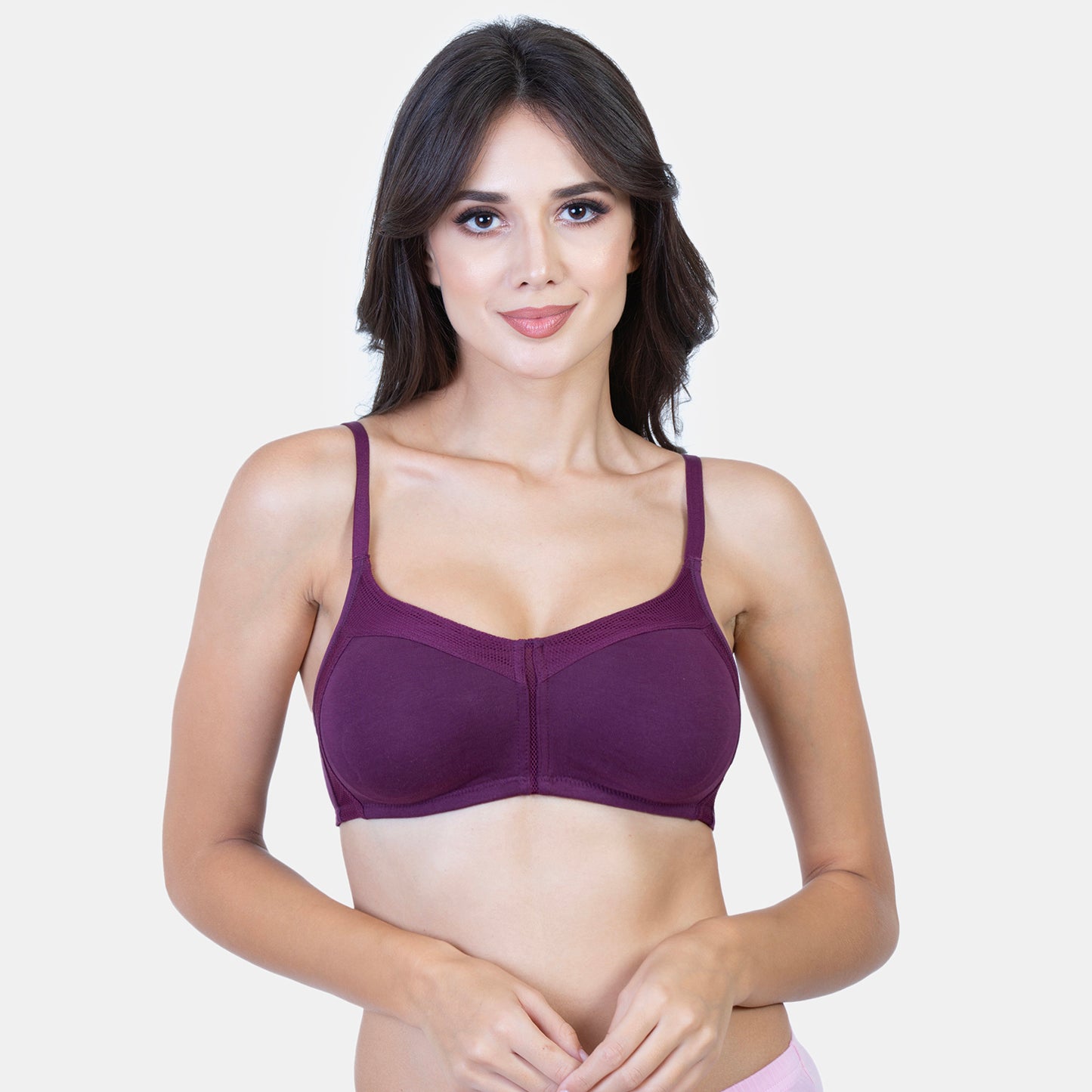 Envie Non-Padded Non-Wired 3/4th Coverage T-Shirt Bra - NVB1031