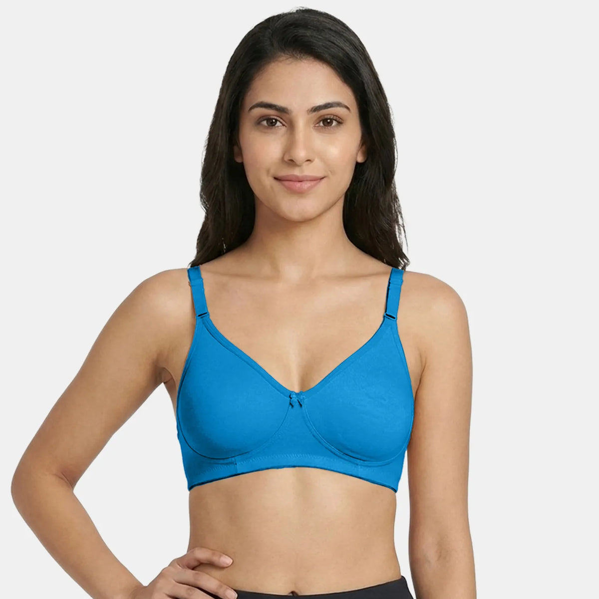 Envie Non-Padded Non-Wired 3/4th Coverage T-Shirt Bra - NVB1002 (Royal Blue)