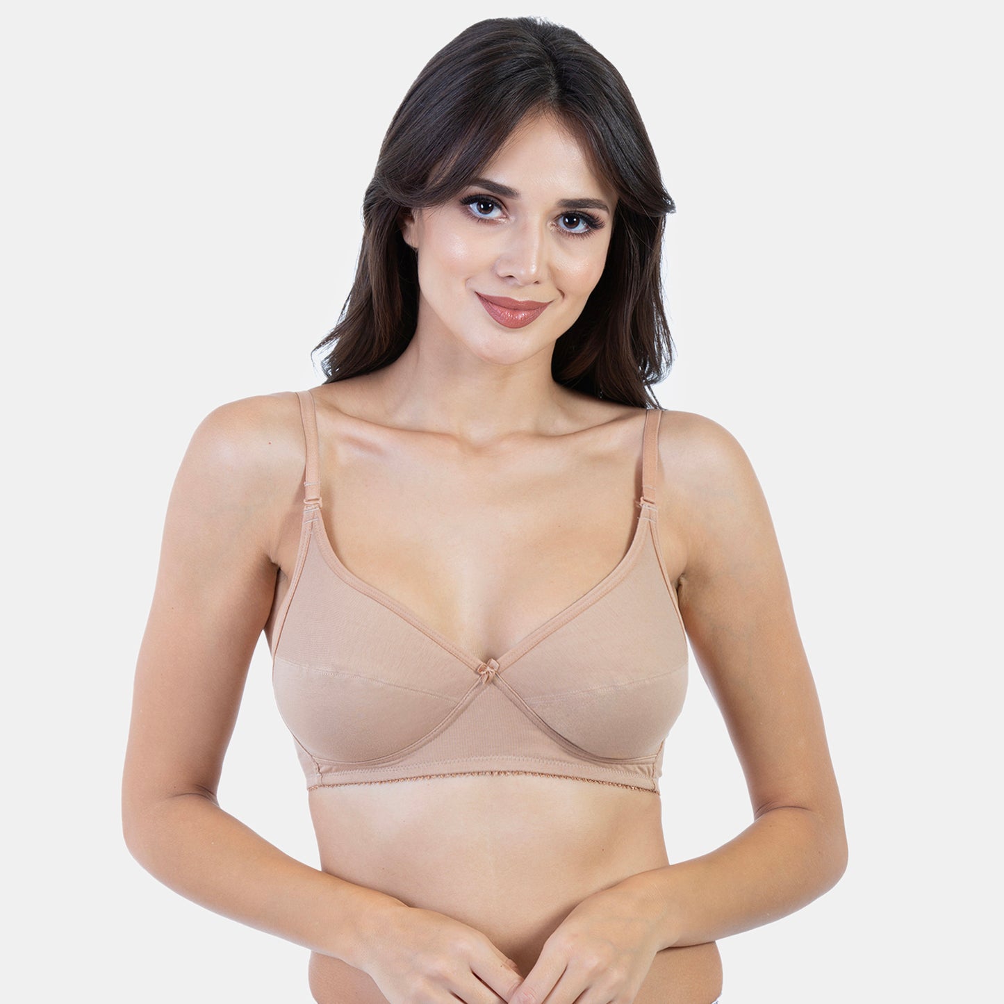 Envie Non-Padded Non-Wired 3/4th Coverage Minimiser Bra - NVB1041