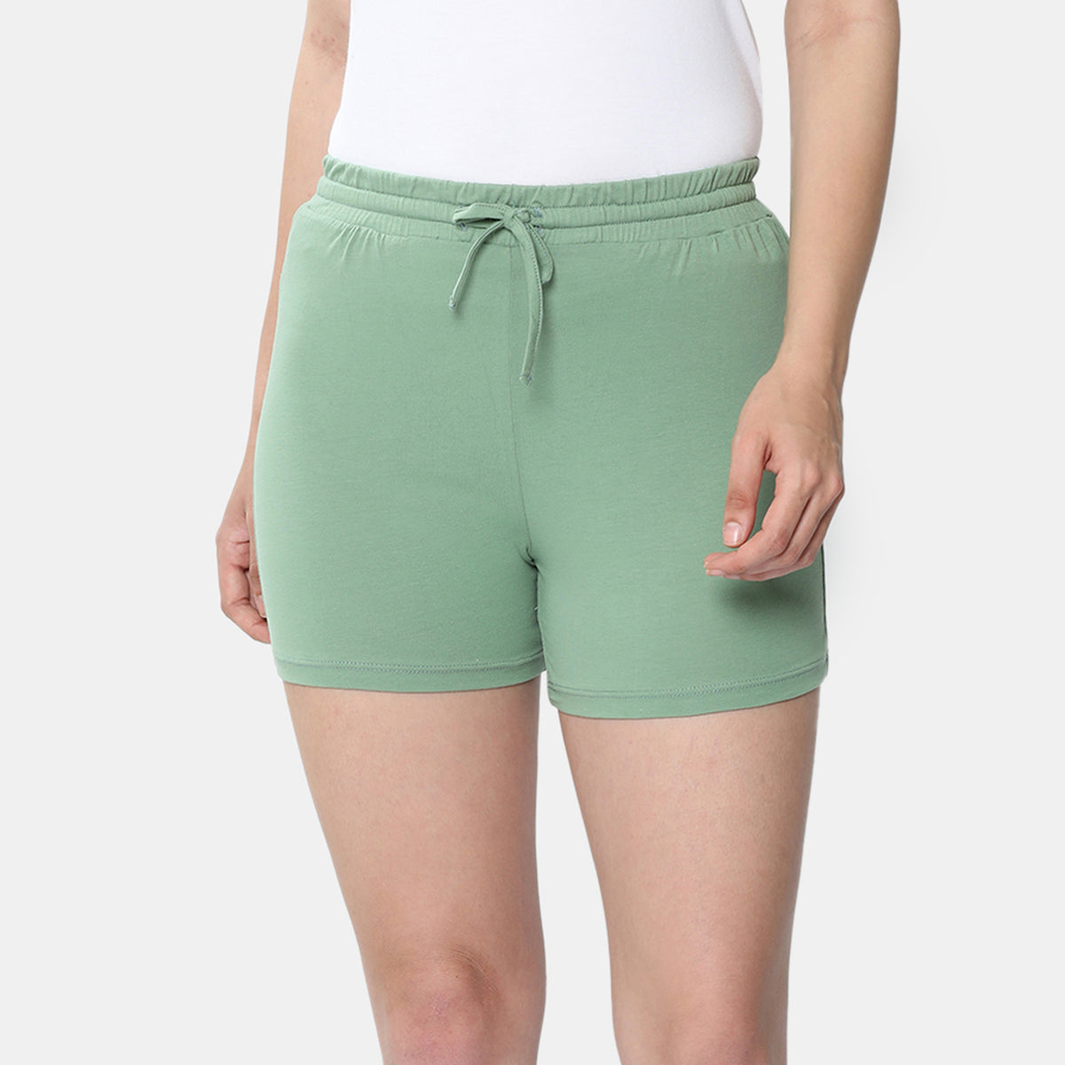 Envie Hugged Fit Hot Shorts - NVS5028 (Fair Green)