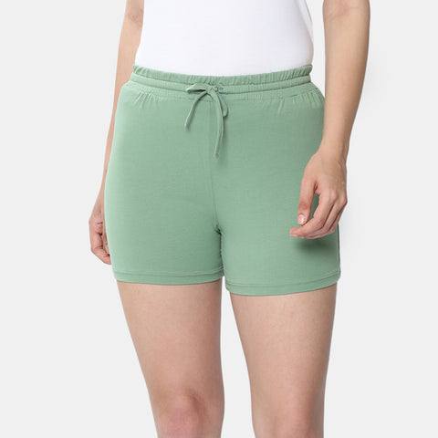 Envie Hugged Fit Hot Shorts - NVS5028 (Fair Green)