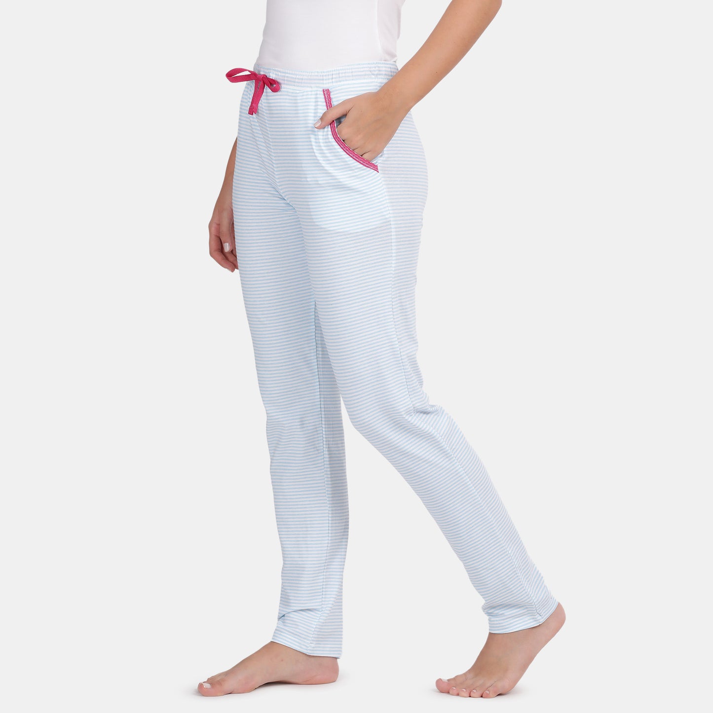 Envie Narrow Fit Ankle Length Pyjama - Assorted NVTP8003