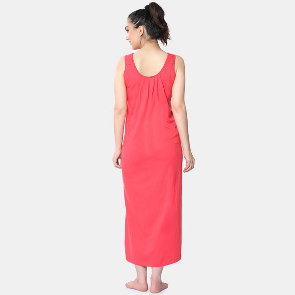 Envie Relaxed Fit Scoop Neck Nighty Slip - NVC3029 (True Red)