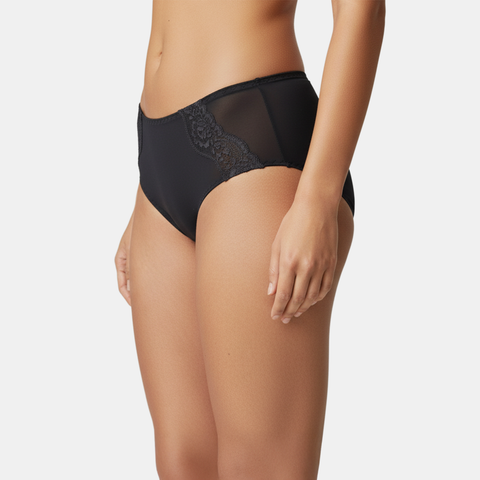 Envie Mid Rise 3/4th Coverage Lace Hipster - NVP2067 (Black)