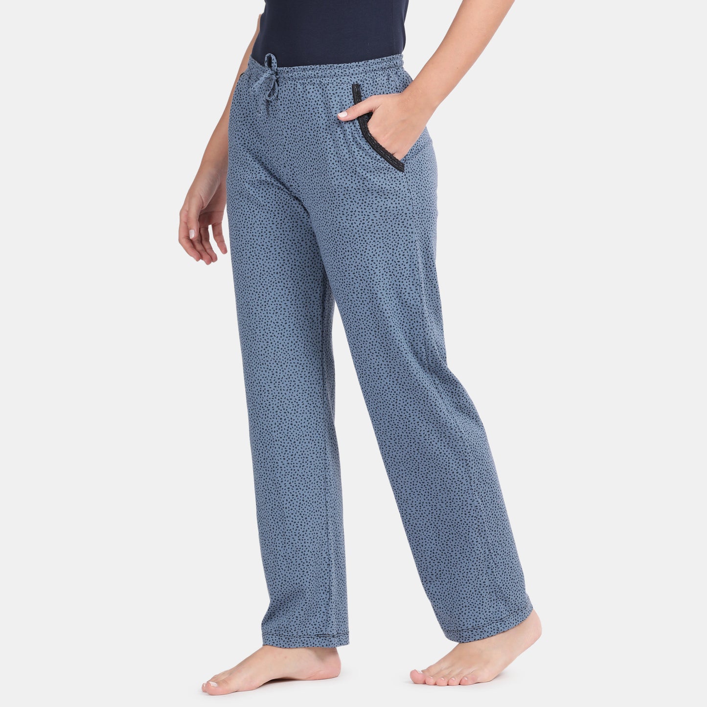 Envie Narrow Fit Ankle Length Pyjama - Assorted NVTP8003