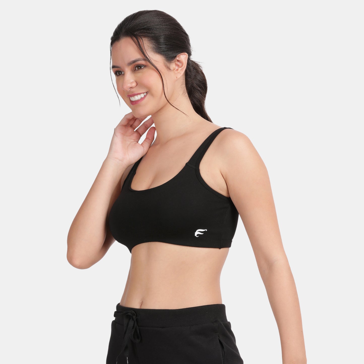 Envie Padded Non-Wired 3/4th Coverage Sports Bra - NVB1123