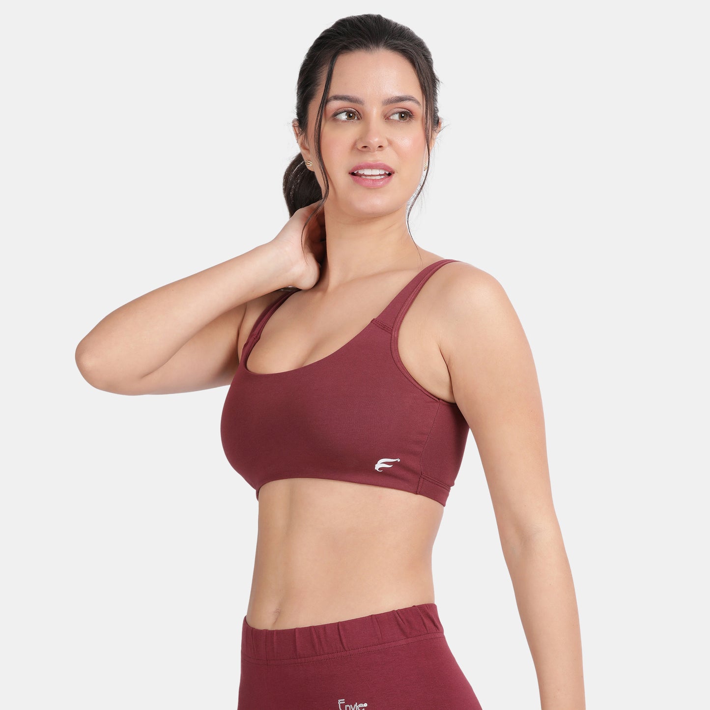 Envie Non-Padded Non-Wired Full Coverage Sports Bra - NVB1054